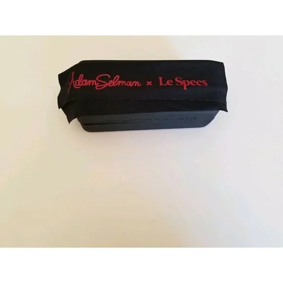 NEW AUTH ADAM SELMAN ×LE SPECS HARD SUN/ EYEGLASSES CASE WITH LENS CLOTH - Picture 2 of 5